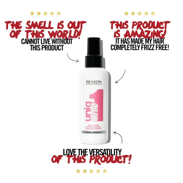 Revlon UniqOne™ Hair Treatment Lotus Flower Fragrance 150 ML - Image 4