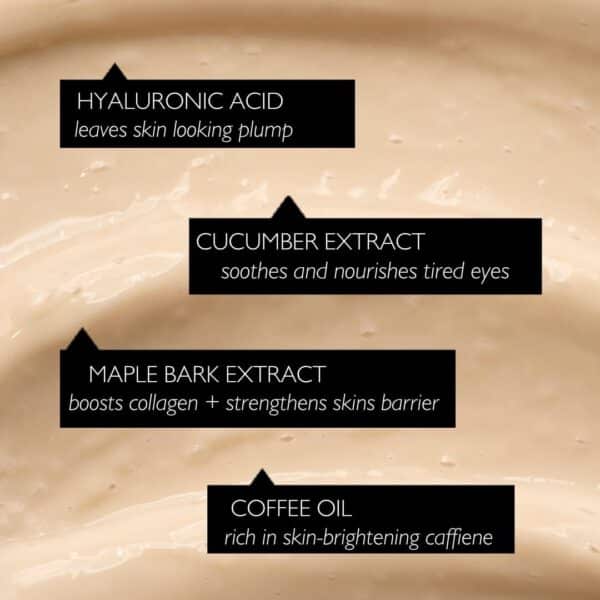 UpCircle Eye Cream With Coffee And Hyaluronic Acid 15ml - Image 4