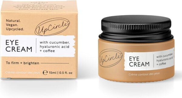 UpCircle Eye Cream With Coffee And Hyaluronic Acid 15ml - Image 2