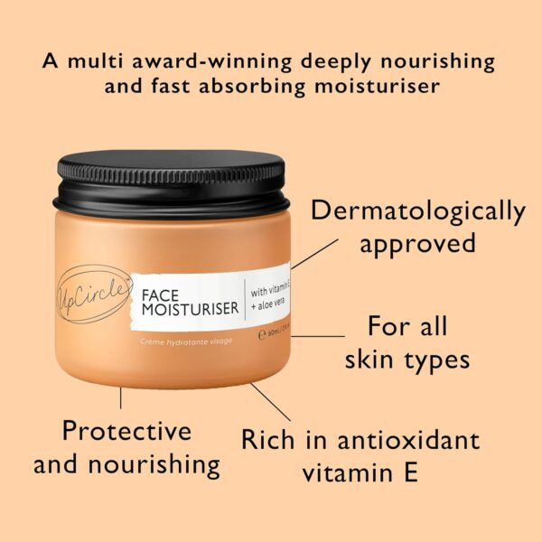 UpCircle Face Moisturiser with Argan Powder - Image 3